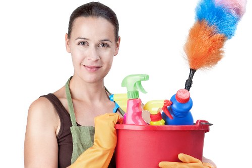 Edmonton carpet cleaners working on a residential carpet cleaning job