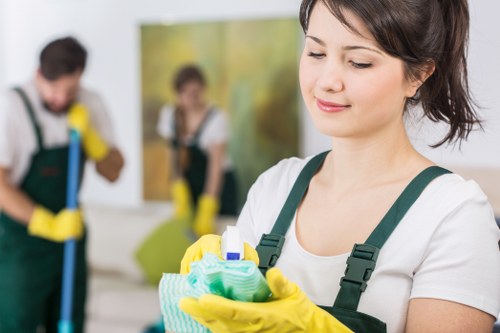 Safe carpet cleaning process in an Edmonton home with protective measures
