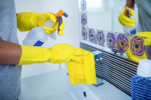 Hot water extraction carpet cleaning process in Edmonton